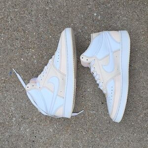 Nike Women's Court Vision Mid Guava Ice White Size 8